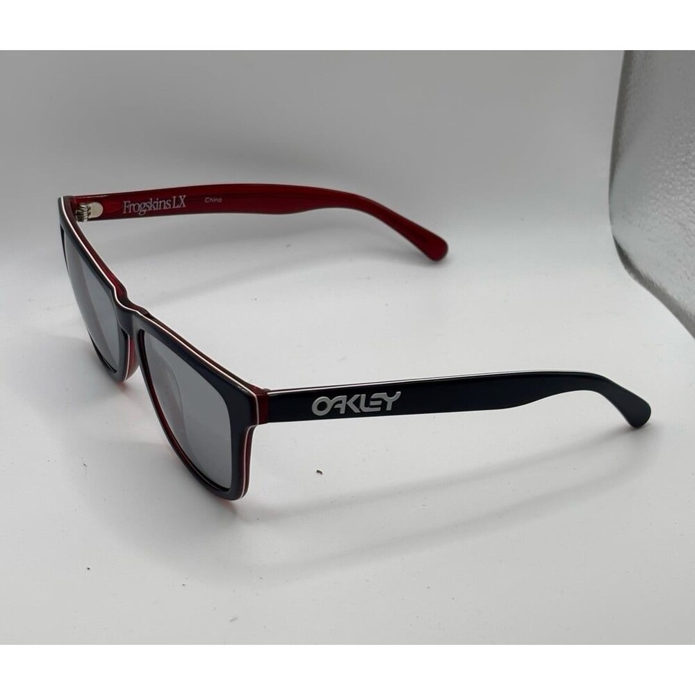 Oakley Frogskins LX OO2043-06 Red and Blue Sunglasses